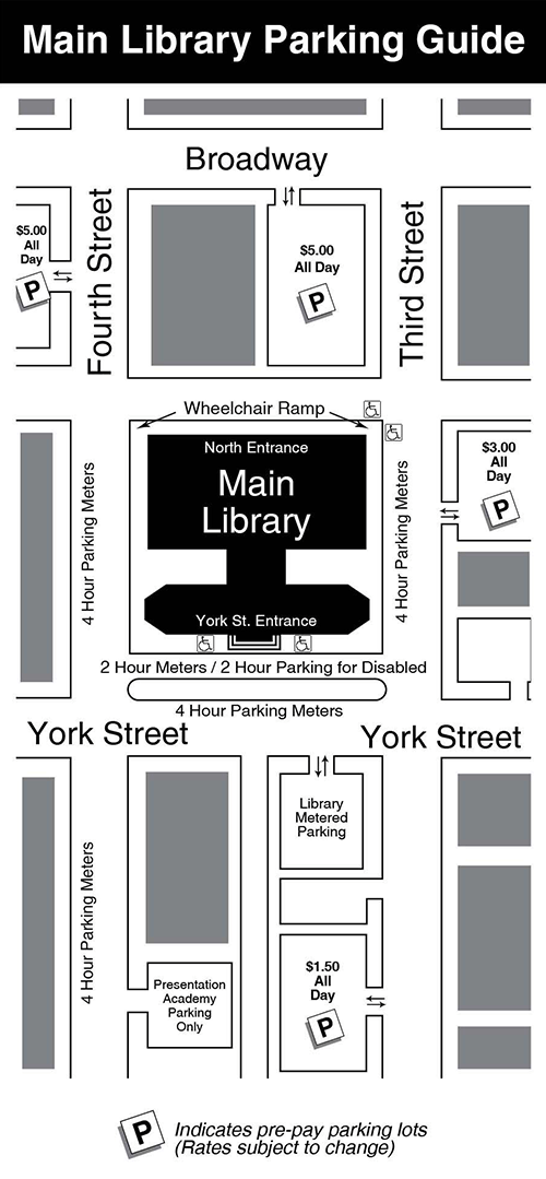 Main Library Parking Guide